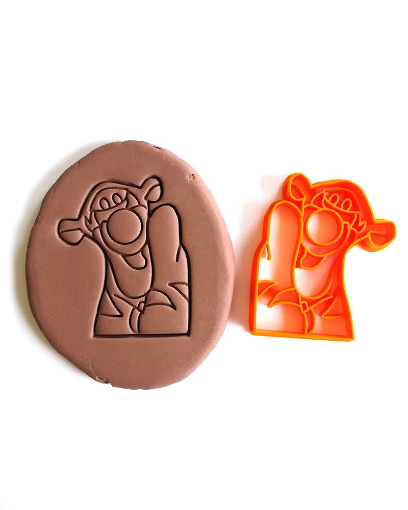 STL file Tigger, Winnie The Pooh Cookie Cutter・3D print model to ...