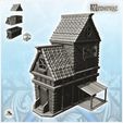 1-PREM.jpg Medieval village pack No. 4 - Medieval Gothic RPG Feudal Old Archaic Saga 28mm 15mm