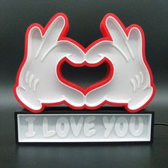 IMG_20220213_160449.jpg STL file night light heart sign with insciption・3D printer model to download