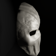 8.png Slenderman Cosplay Costume Face Mask 3D print model