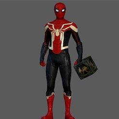 cube.jpg STL file SPIDERMAN NO WAY HOME INTEGRATED SUIT MCU MARVEL 3D PRINT・Template to download and 3D print