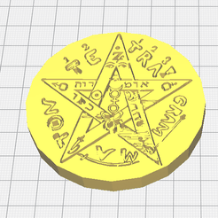tetragramaton.png STL-Datei Tetragramaton ( amulet ) kostenlos・3D-druckbares Modell zum herunterladen