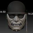 Sizes.jpg Sakai Mask Ghost of Tsushima Mask