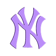 NewYork-Yankees-Logo.stl New York Yankees Logo