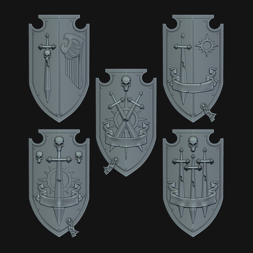 Nightwing Crusaders 5TYPE shield kit 3D model