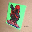 deadpool-marvel-cartel-letrero-logotipo-accion.jpg Deadpool poster sign marvel movie logo marvel movie villain antihero, comic, action, impresion3d