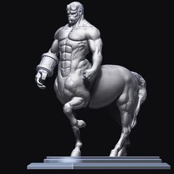 3.jpg Fichier STL Hellboy Centaur statue 3D print sculpt・Objet imprimable en 3D à télécharger