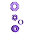 GT-Imp-Drv-Gear01ws.stl 12-Zylinder-Motor in umgekehrter V-Form, wassergekühlt, Cutaway
