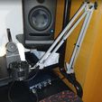 233631.jpg Wide Microphone Shock Mount using ikea lamp mount remix