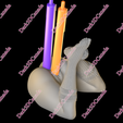 11.png STL file DP female pen holder・3D printer model to download