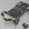 10.png Free STL file Psl 3D Car N°2 "French roadster"・Object to download and to 3D print