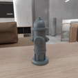 HighQuality.png 3D Fire Hydrant with 3D Stl Files and Gifts for Him & Home Decor, 3D Printing, One of a Kind, 3D Printed Decor, Digital Art, 3D Art