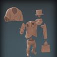 PhineasAssemble-1.jpg Haunted Mansion Phineas The Traveler Ghost 3D Printable Sculpt