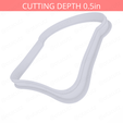 Bread_Slice~4.25in-cookiecutter-only2.png Bread Slice Cookie Cutter 4.25in / 10.8cm