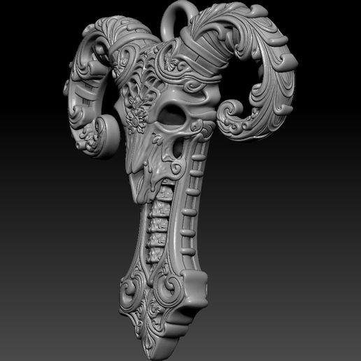 Intricately carved sheep bones