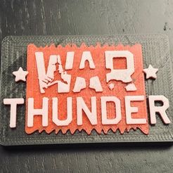 war thunder4.jpg STL file War Thunder Sign・3D printing model to download