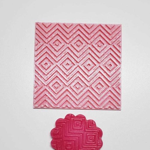 Descargar archivo STL TEXTURE RHOMBUS TEXTURIZER ROMBO • Objeto ...
