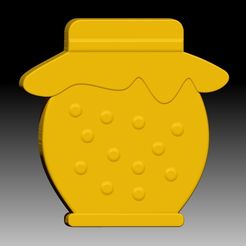 Honey.jpg Fichier STL SHAMPOOING SOLIDE AU MIEL ET MOULE POUR POMPE À SAVON・Plan imprimable en 3D à télécharger