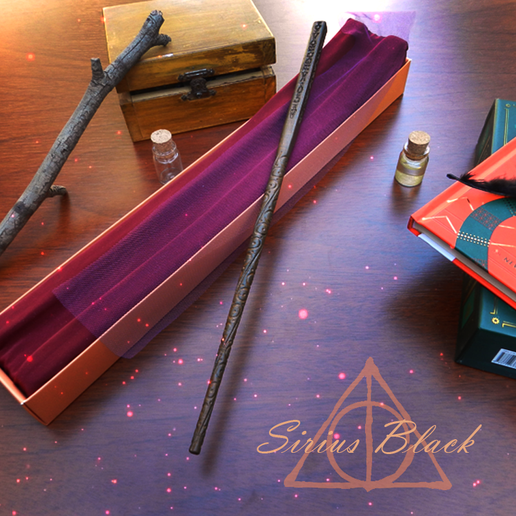 Sirius Black Wand 3D model