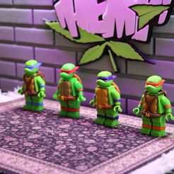 IMG_1001.jpg Teenage Mutant Ninja Turtles Mini Figures