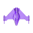 T-42 F-wing starfighter gear up.stl SW - F-WING STARFIGHTER (T-42 MODIFIED)