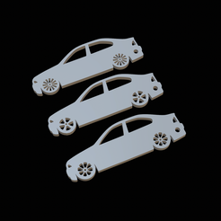 kola.png STL file BMW e46 sedan keychain・3D print model to download