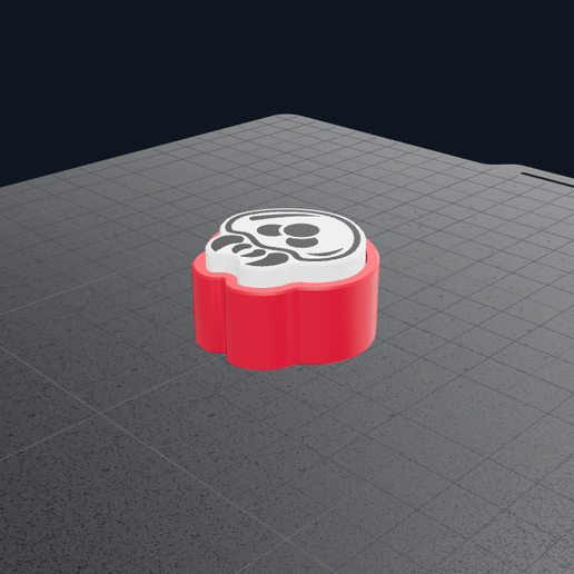 Halloween Fidget Clicker -  metroid  (Includes SVG File + Editable Bambu Studio Color Project)
