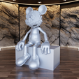 Renders0002.png Mickey Mouse Seated Mosaic Fan Art Toy