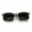 Frame.jpg Crybaby Asymmetrical Sunglasses - a unique twist on a classic design, now available as a royalty-free STL file