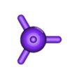 Átomo N+ (4 enlaces).stl Molecular Models