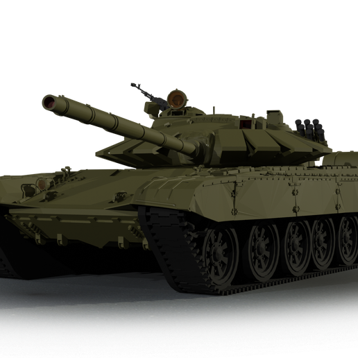 untitled.png Tank T 72 B3 STL