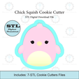 Etsy-Listing-Template-STL.png Chick Squish Cookie Cutter | STL File
