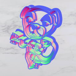 yoyakeke.png STL file Totakeke cookie cutter Animal Crossing・3D printer model to download