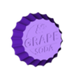 Grape_Soda_Bottle_Cap.stl Grape Soda Bottle Cap Prop