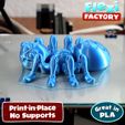 Spider_Blue2.jpg Aranha Flexi Print-in-Place com 3MF incluído!