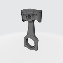 piston_conrod6.png Free STL file Piston and Connecting Rod・3D printable model to download, Dehapro