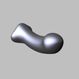 sleek-curved-5.png STL file Sleek Curved Dildo・3D printing model to download