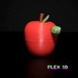 Apple-Eggs-Worm-6.jpg Flex 3D Яблочные яйца с червяками