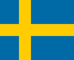 Schweden_Flagge.png 3D Sweden flag with frame 3-piece
