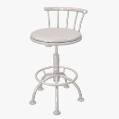 Chair-low-poly01.jpg Fichier 3D Chaise low poly・Plan à imprimer en 3D à télécharger