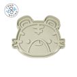 Animal_15_8,5cm15.jpg Animal Kawaii Heads (20 files) - Cookie Cutter - Fondant - Polymer Clay