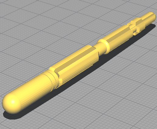 Missile transformers animated seeker - 3D model önizlemesi