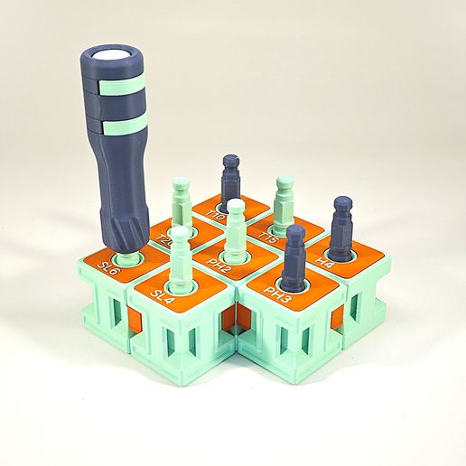 🪛 ToolCore Modular Driver System・ STL File for 3D printing・Cults