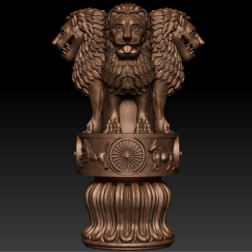 ashoka chakra lion png