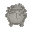 STL00658-5.png 1pc Bubbling Cauldron Bath Bomb Mold