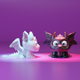 FSDSADDF.png 3D Printable Light Fury Toothless dragon Inspired Design