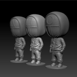 SQUID-GAME-3D-PRINT-3.png Archivo STL JUEGO DEL CALAMAR - PACK 3 SOLDADOS・Objeto de impresión 3D para descargar