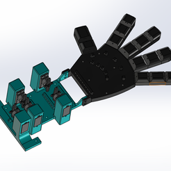 p1.png 3D file Hand Prosthesis・3D print object to download