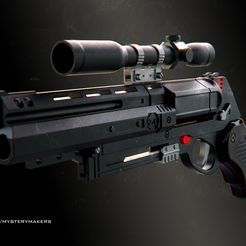 01-RSKF-render.jpg Fichier 3D Blaster lourd personnalisé inspiré du blaster lourd RSKF 44 avec lunette amovible・Modèle à imprimer en 3D à télécharger