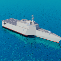 render0086.png STL file Uss independence lcs 2・3D printing model to download